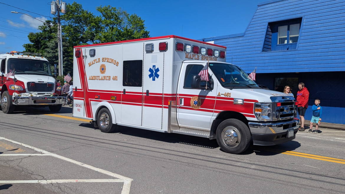 New Ambulance Debuts at Bemus Point Memorial Day Parade